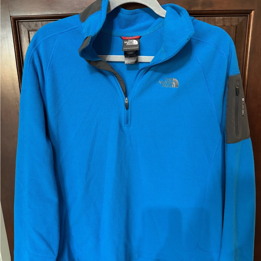 The North Face Men's Blue and Gray Performance Jacket